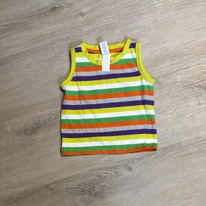 Vibrant Striped Kids Tank Top